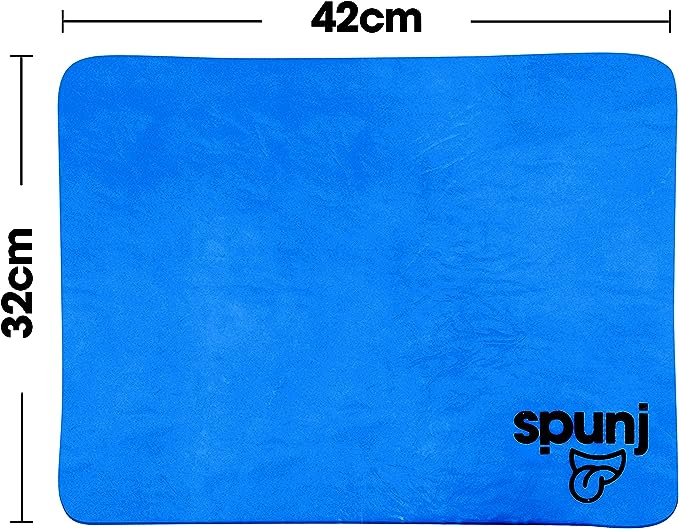 Spunj Cloth With Ultra Absorbency 30x40cm - Blue 