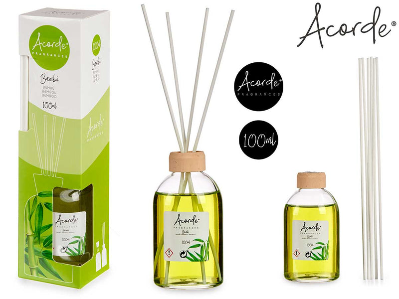 Acorde Fragrance sticks glass liquid 100ml - Bamboo