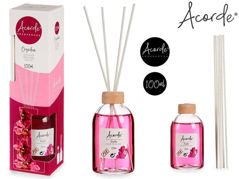 Acorde Fragrance sticks glass liquid 100ml - Orchid flowers
