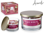 Acorde - Huge premium scented candle in glass with metal lid 12.5 x 9 cm