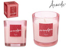 Acorde - Meraki 120gr scented candle in glass pomegranate in gift box 35 hours