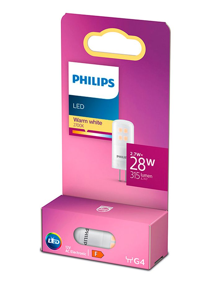G4 - Philips LED Stiftpære 2.7W - 315lm