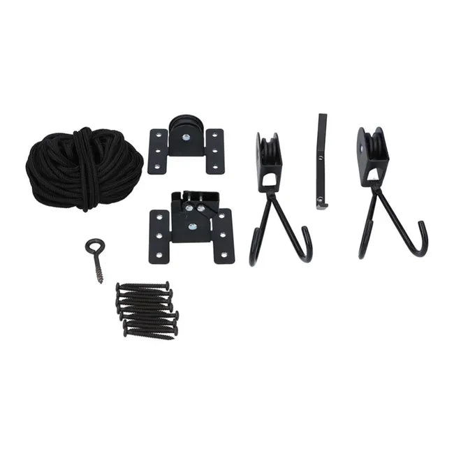 Dunlop - Bicycle lift set incl. Support for hanging a bicycle max load 20kg dunlop