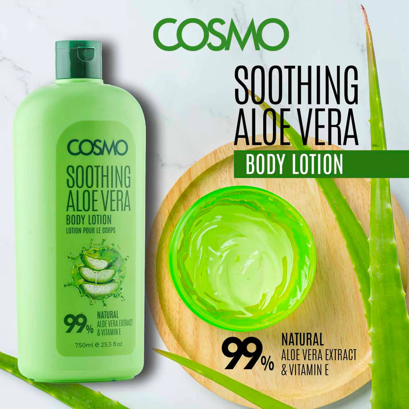 Cosmo 750ml Bodylotion Pumpe Aloe Vera