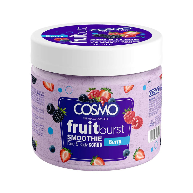 Cosmo Ansigt og krops Scrub 500ml Berry