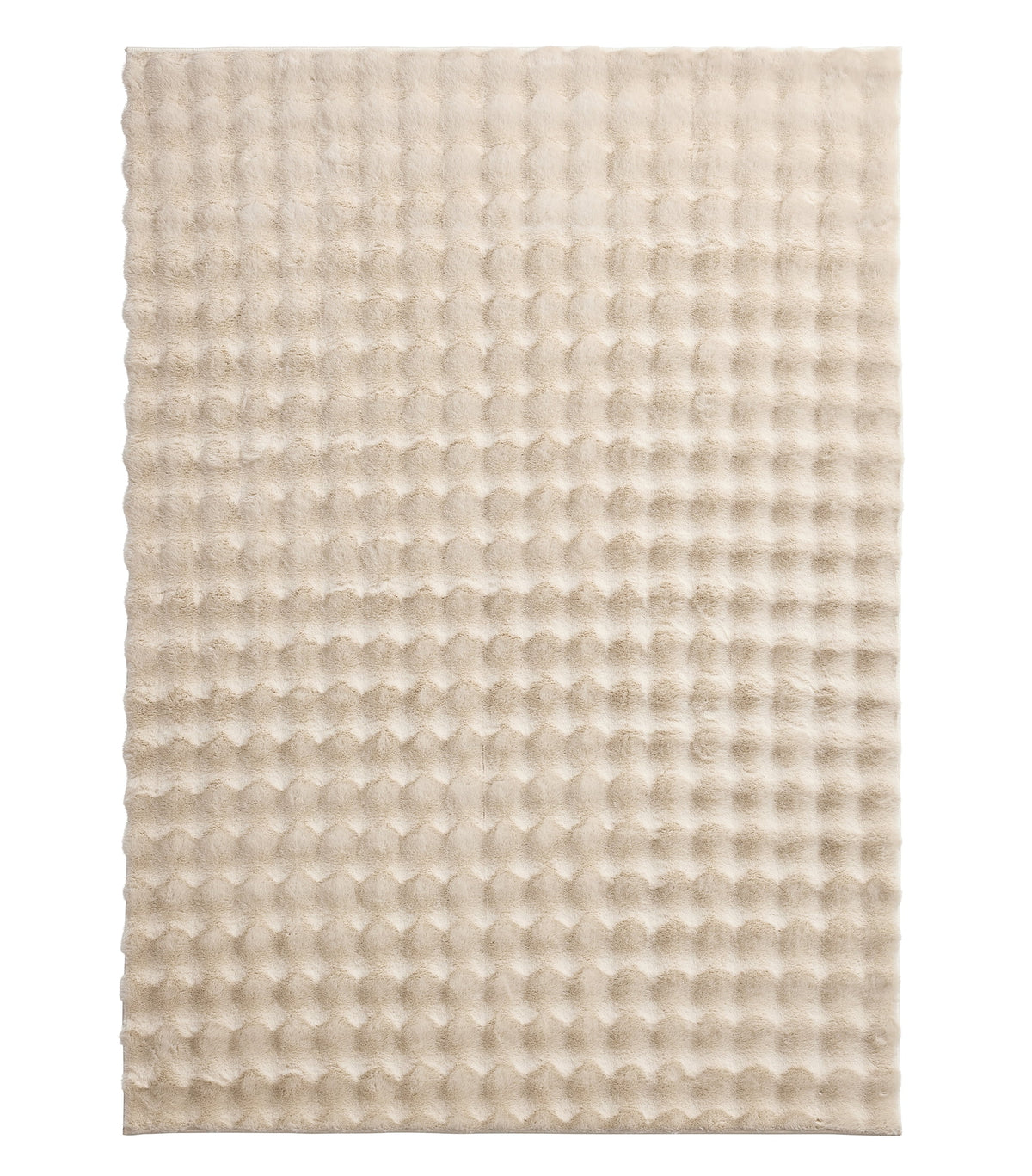 Velour Bubble Tæppe 160x230 cm – Desert Sand
