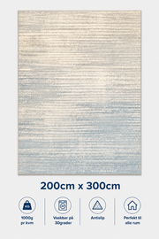 Cloud Fade Tæppe - 200x300 cm - Mist Blue