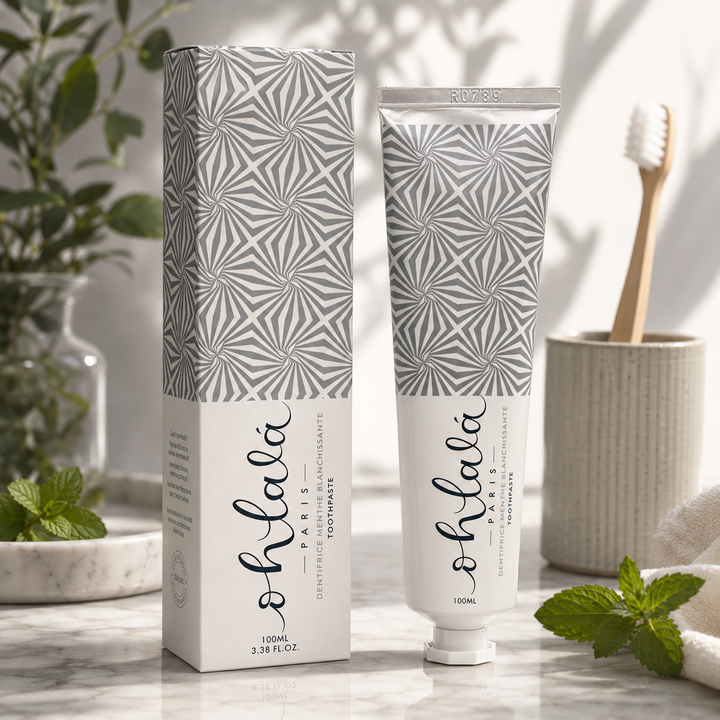 Ohlala Paris Naturlig Tandpasta 100ml - whitening mint med frisk smag