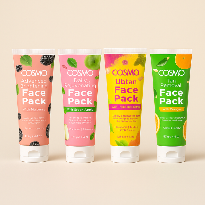 COSMO Face Pack Fugtgivende & Opfriskende creme - Ansigtsmaske – 125 g