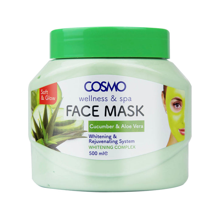 Cosmo Facemask 500ml - Ansigtsmaske - Aloe Vera & Cucumber