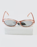 Children's sunglasses UV - Clear pink with diamond beads