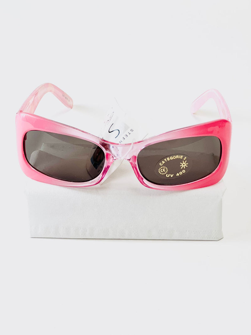 Children's sunglasses UV - Pink with colors on the side