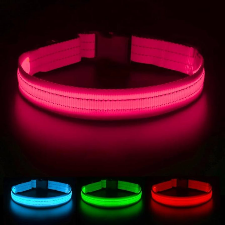 Led Lys Bælte (Vælg farve) - Bliv set i trafikken - Til løbeturen, gåturen, hunden og Børn