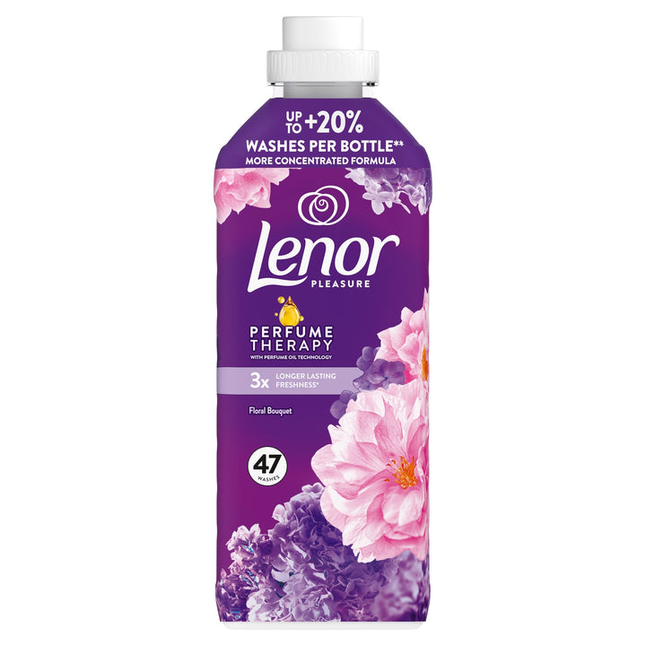 Lenor Skyllemiddel Floral Bouquet – 47 vaske – 987 ml – Ekstra Koncentreret (1kr pr vask)
