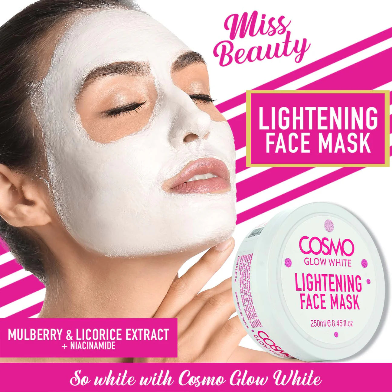 COSMO Glow White – Komplet Opklarende hudplejepakke (Pakketilbud)