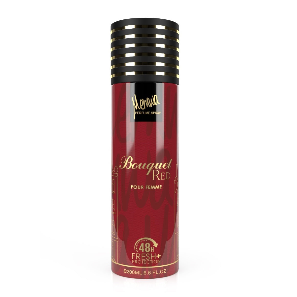 Deodorant / Parfume Spray 200ml 48h Memwa Bouquet Red Pour Femme