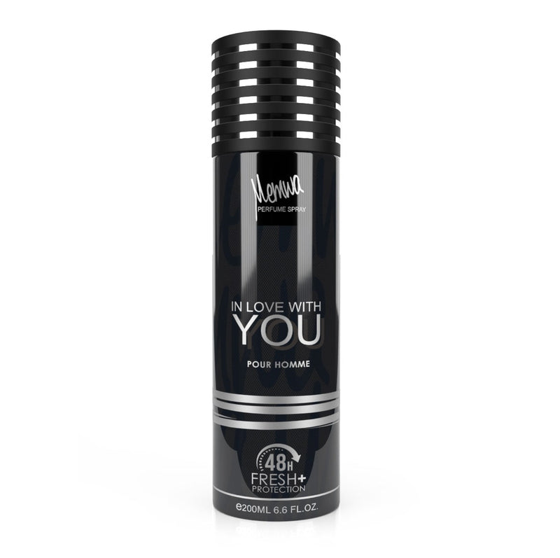 Deodorant / Parfume Spray 200ml 48h Memwa In Love With Me Pour Homme