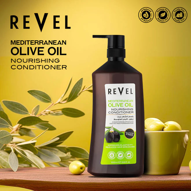 Revel 1000ml Balsam Oliven olie, sulfatfri