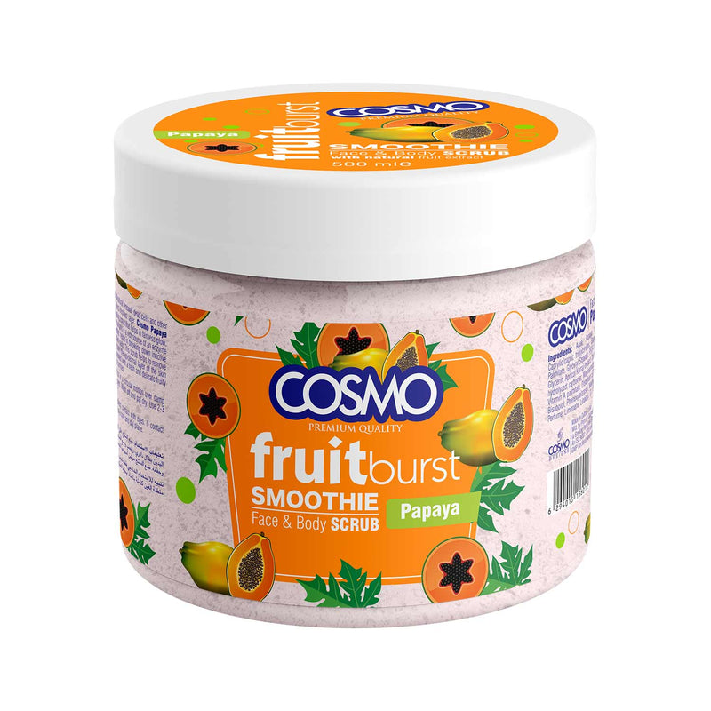 Cosmo Ansigt og krops Scrub 500ml Papaya