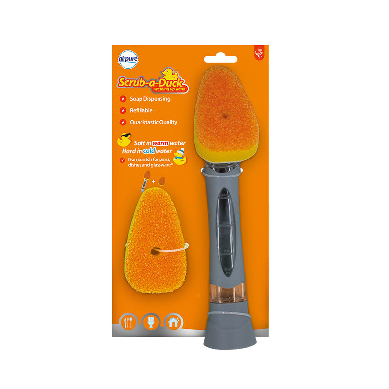 Scrub A Duck Opvaskebørste - dispenser + refill