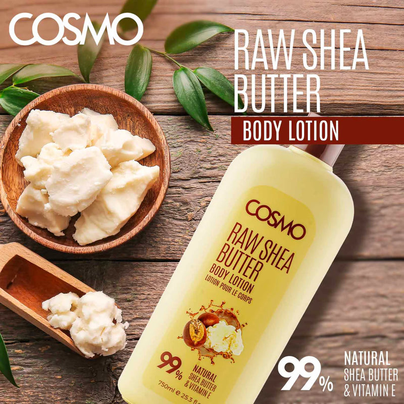 Cosmo 750ml Bodylotion Pumpe Raw Sea Butter