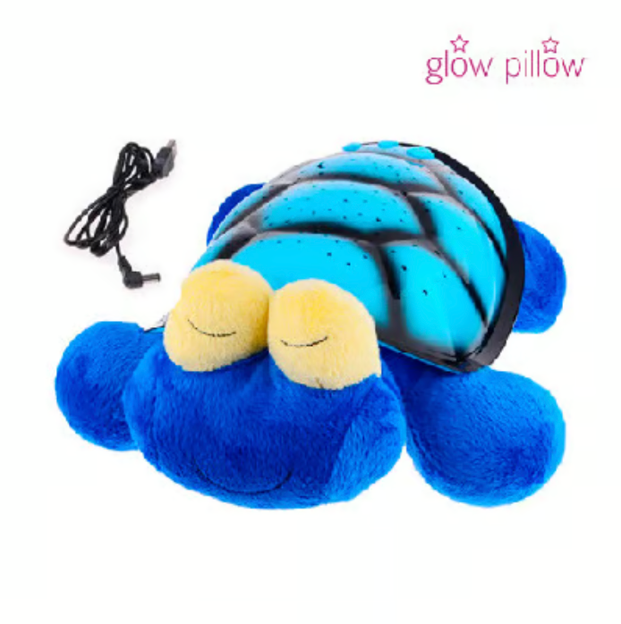 Hehkuva pillow Teddy bear LED projector Tortuga