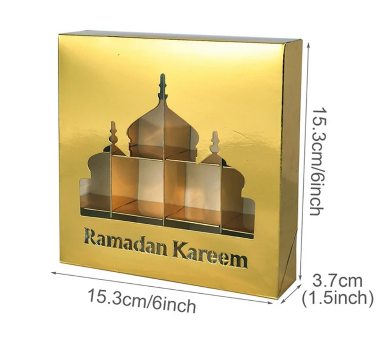 Ramadan Cardboard Box With Room 15x15cm - Mosque