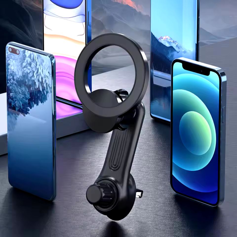 360° Luftudtags Mobilholder – Minimalistisk, Stabil & Magnetisk Inspireret Design