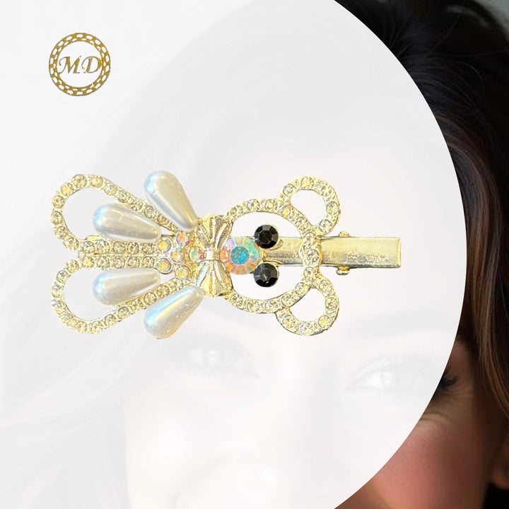 Elegante hårpynt med spænder/ el. Nåle