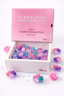 Flekk Fritt vaskemiddel kapsler Petel Hearts 5 i 1 (40 vaskekapsler)