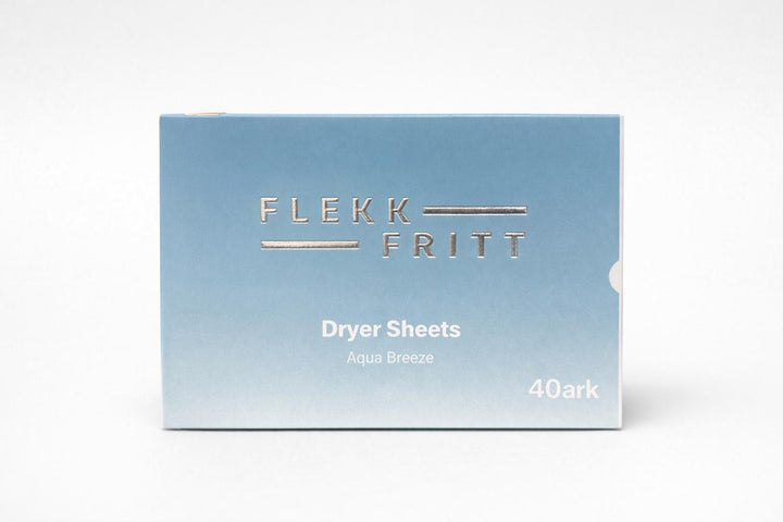 Flekk Fritt Tørreark – Aqua Breeze - Dryer Sheets (40 ark)
