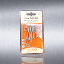 Skruer med gevind 6 par - 6x40mm