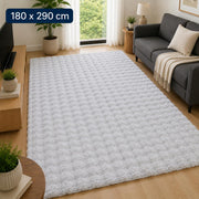 Velour Bubble Cloud Gray Tæppe 180x290 cm