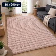 Velour Bubble Blush Rose Tæppe 180x290 cm
