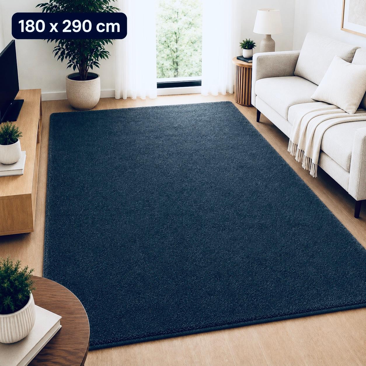 Soft Rabbit Midnight Blue Tæppe 180x290 cm