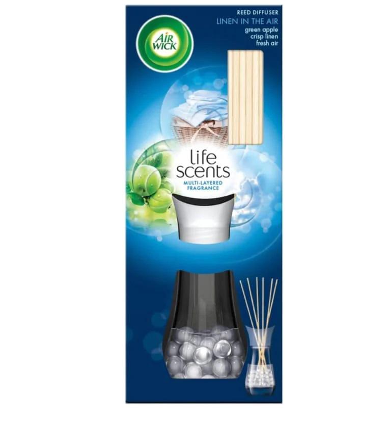 Airwick Reed Diffuser 25ml Fragrance diffuser with sticks - Linen in the air