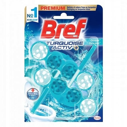 Bref turquoise activ+ Toiletblok Ocean 2 x 50 gr