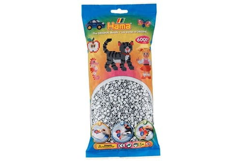 Hama Midi Perler 6000stk Lys Grå
