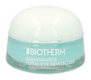 Biotherm Aquasource Total Eye Revitalizer 15ml For Sensitive Skin - Cooling Effect Eye Care - Bags - Dark Circles - Dehydration Lines
