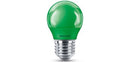 Philips LED E27 kronepære. 3.1W. grøn