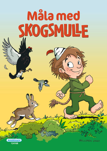 Målarbok  Måla med Skogsmulle