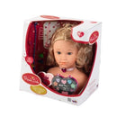 Klein SminkeHoved m/tilbehør 34x32cm