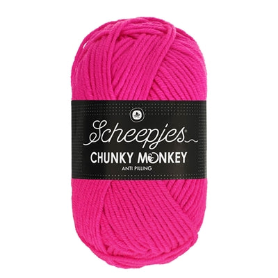 Scheepjes Chunky Monkey 1257 Hot Pink