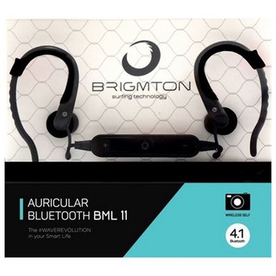 Hovedtelefoner med mikrofon BRIGMTON BML-11-N Bluetooth Sort ⎮ 8425081017174 ⎮ BB_S0207440 