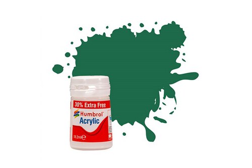 Humbrol Acrylic Maling Dark Green 18,2ml   Matt ⎮ 5055286650918 ⎮ VE_468791 