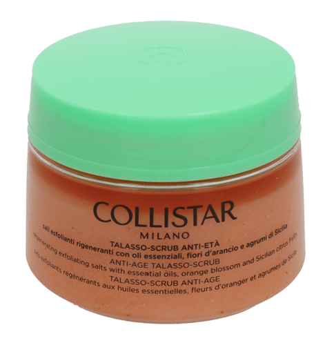 Collistar Anti-Age Talasso Scrub 700gr With Essential Oils, Orange Blossom And Sicilian Citrus Fruits