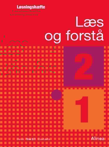 Læs og forstå, Løsningshæfte 2, 1