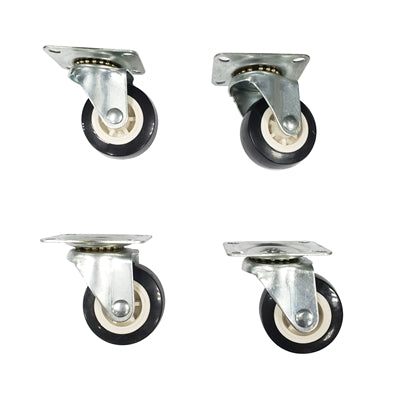 Møbel Hjul - 360 Grader Roterende & Ø50, 14Mm (Belastning 20 Kg.) 4 Stk  