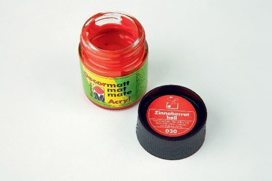 Decormatt 50ml 030 cinnorb.rød ⎮ 4007751007810 ⎮ VE_821130 