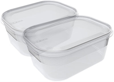 Plastteam Madopbevaring HELSINKI 2 x 1400 ml 2 stk